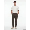 LCW Vision Kahverengi Regular Fit Keten Görünümlü Erkek Pantolon