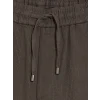 LCW Vision Kahverengi Regular Fit Keten Görünümlü Erkek Pantolon