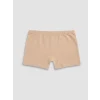 LCW Kids Ekru Baskılı Kız Çocuk Boxer 3lü