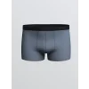 LC WAIKIKI İndigo Loose Fit Pamuklu Esnek Erkek Boxer 3lü