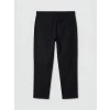 LCWAIKIKI Classic Siyah Regular Fit Keten Karışımlı Erkek Chino Pantolon