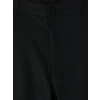 LCWAIKIKI Classic Siyah Regular Fit Keten Karışımlı Erkek Chino Pantolon