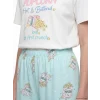 LCW Young Turkuaz Bisiklet Yaka Kadın Kaprili Pijama Takımı