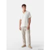 LCW Vision Bej Regular Fit Keten Karışımlı Erkek Pantolon