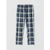 LC WAIKIKI İndigo Regular Fit Ekose Erkek Pijama Takım