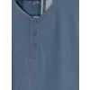 LC WAIKIKI İndigo Regular Fit Ekose Erkek Pijama Takım