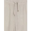 LCW Vision Bej Regular Fit Keten Karışımlı Erkek Pantolon