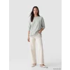 LCW EVERYDAY Gri Dantel Detaylı Soft Touch Kadın Sweatshirt Tunik