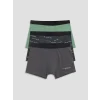 LCW Kids Gri Erkek Çocuk Boxer 3lü