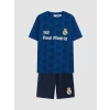 LCW Kids Mavi Real Madrid Baskılı Erkek Çocuk Şortlu Pijama Takımı