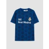 LCW Kids Mavi Real Madrid Baskılı Erkek Çocuk Şortlu Pijama Takımı