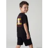 LCW Kids Siyah Galatasaray Baskılı Erkek Çocuk Takım