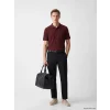 SOUTHBLUE Siyah Regular Fit Keten Görünümlü Erkek Pantolon