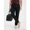 SOUTHBLUE Siyah Regular Fit Keten Görünümlü Erkek Pantolon