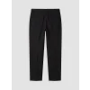 SOUTHBLUE Siyah Regular Fit Keten Görünümlü Erkek Pantolon