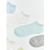 LCW Kids Sarı Kız Çocuk Patik Çorap 7li