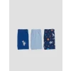 LCW Kids Lacivert Baskılı Erkek Çocuk 3lü Boxer