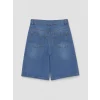 LCW Kids İndigo Geniş Paça Erkek Çocuk Jean Şortolon