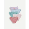 LCW Young Pembe Baskılı Bikini Külot 5li