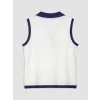 LCW Kids Beyaz Polo Yaka NYC Baskılı Kız Çocuk Atlet