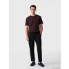 LCW Vision Siyah Regular Fit Erkek Keten Görünümlü Pantolon