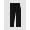 LCW Vision Siyah Regular Fit Erkek Keten Görünümlü Pantolon