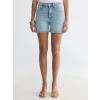 XSIDE Mavi Regular Fit Kadın Jean Şort