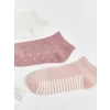 LCW DREAM Ekru Puantiyeli Kadın Patik Çorap 5li