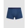 LC WAIKIKI Lacivert Relax Fit Pamuklu Esnek Erkek 3lü Boxer