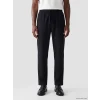 XSIDE Siyah Loose Fit Keten Görünümlü Erkek Pantolon