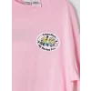 LCW Kids Pembe Bisiklet Yaka Minions Baskılı Kız Çocuk Tişört
