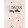 LCW Kids Pembe Kız Çocuk Puantiyeli Şortlu Pijama Takımı