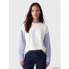 LCW EVERYDAY Beyaz Soft Touch Oversize Kadın Sweatshirt Tunik