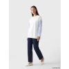 LCW EVERYDAY Beyaz Soft Touch Oversize Kadın Sweatshirt Tunik