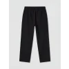 XSIDE Siyah Loose Fit Keten Görünümlü Erkek Pantolon