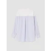 LCW EVERYDAY Beyaz Soft Touch Oversize Kadın Sweatshirt Tunik