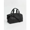 LCW ACCESSORIES Siyah Deri Görünümlü Erkek Seyahat Çantası