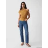 LCW Jeans İndigo Straight Fit Taşlı Kadın Jean Pantolon