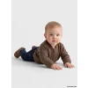 LCW baby Kahverengi Erkek Bebek Fermuarlı Sweatshirt