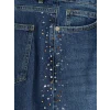 LCW Jeans İndigo Straight Fit Taşlı Kadın Jean Pantolon