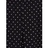 LCW DREAM Siyah Bisiklet Yaka Puantiyeli Kadın Pijama Takım
