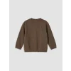 LCW baby Kahverengi Erkek Bebek Fermuarlı Sweatshirt