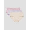 LCW DREAM Lila Düz Brazilian Külot 3lü
