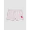LCW Kids Ekru Baskılı Kız Çocuk Boxer 3lü