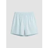 LCW Kids Ekru Kız Çocuk Baskılı Şortlu Pijama Takım