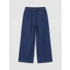 LCW Modest İndigo Beli Lastikli Wideleg Kadın Jean Pantolon