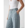 LCW Jeans Mavi Yüksek Bel Wideleg Kadın Jean Pantolon