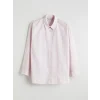 XSIDE Pembe Çizgili Poplin Kadın Gömlek