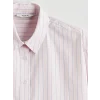 XSIDE Pembe Çizgili Poplin Kadın Gömlek