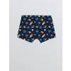 LCW Kids Lacivert Baskılı Erkek Çocuk Boxer 3lü